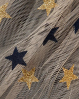 Navy - Dark Sapphire - Name it - Kjole - tylskørt - glimmer stjerner - 13236121