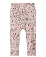 Lyserød - Corsage - Name it - Leggings - Små Blomster - 13236132