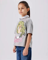 Grå - Grey Melange - name it - t-shirt - 13236190