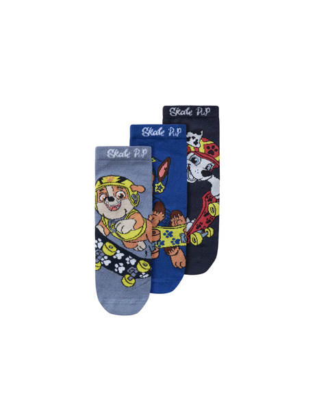 Grå - Flint Stone - Name it - 3pack - Paw Patrol - Strømper - 13236306