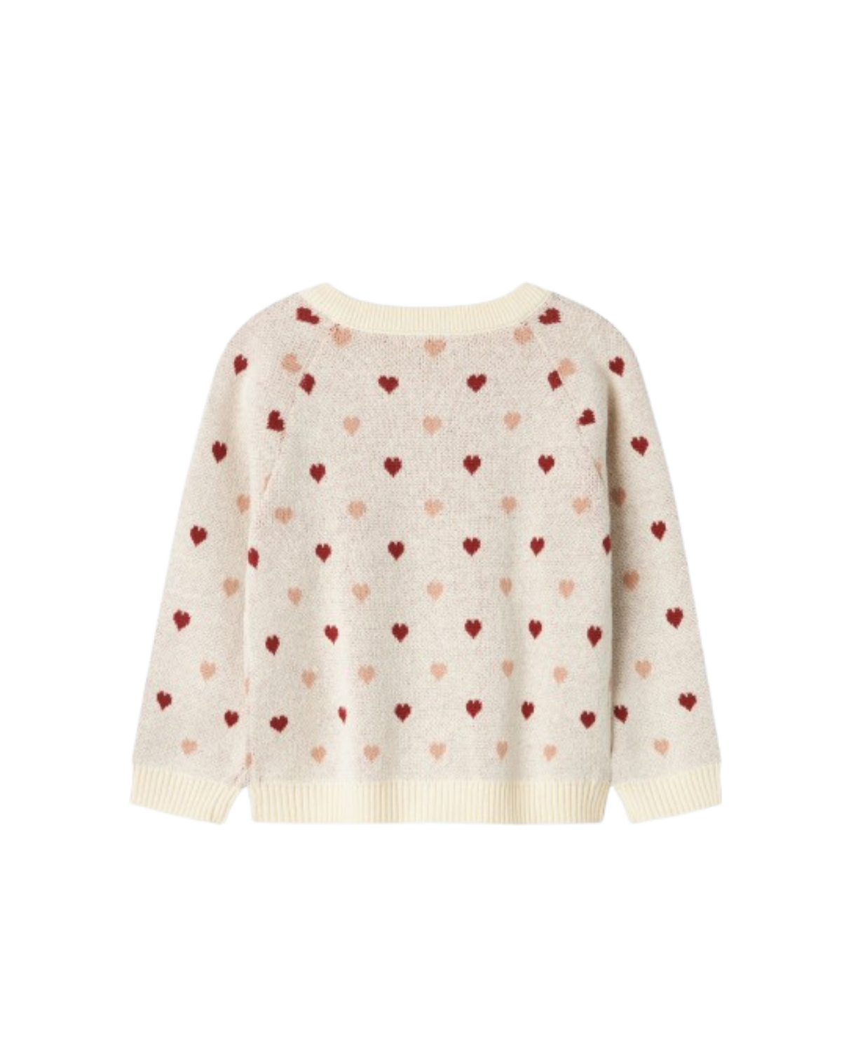 Offwhite - Turtledove - Lil' Atelier - Cardigan - Hjerter - 13236718