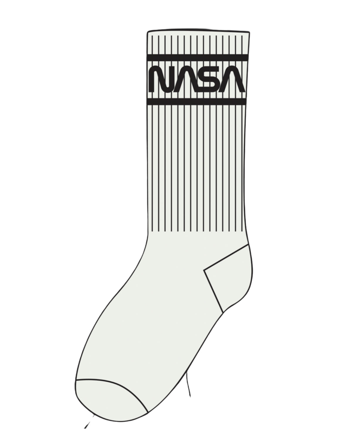 Hvid - Bright white - Name it - Sokker - NASA - 13237100