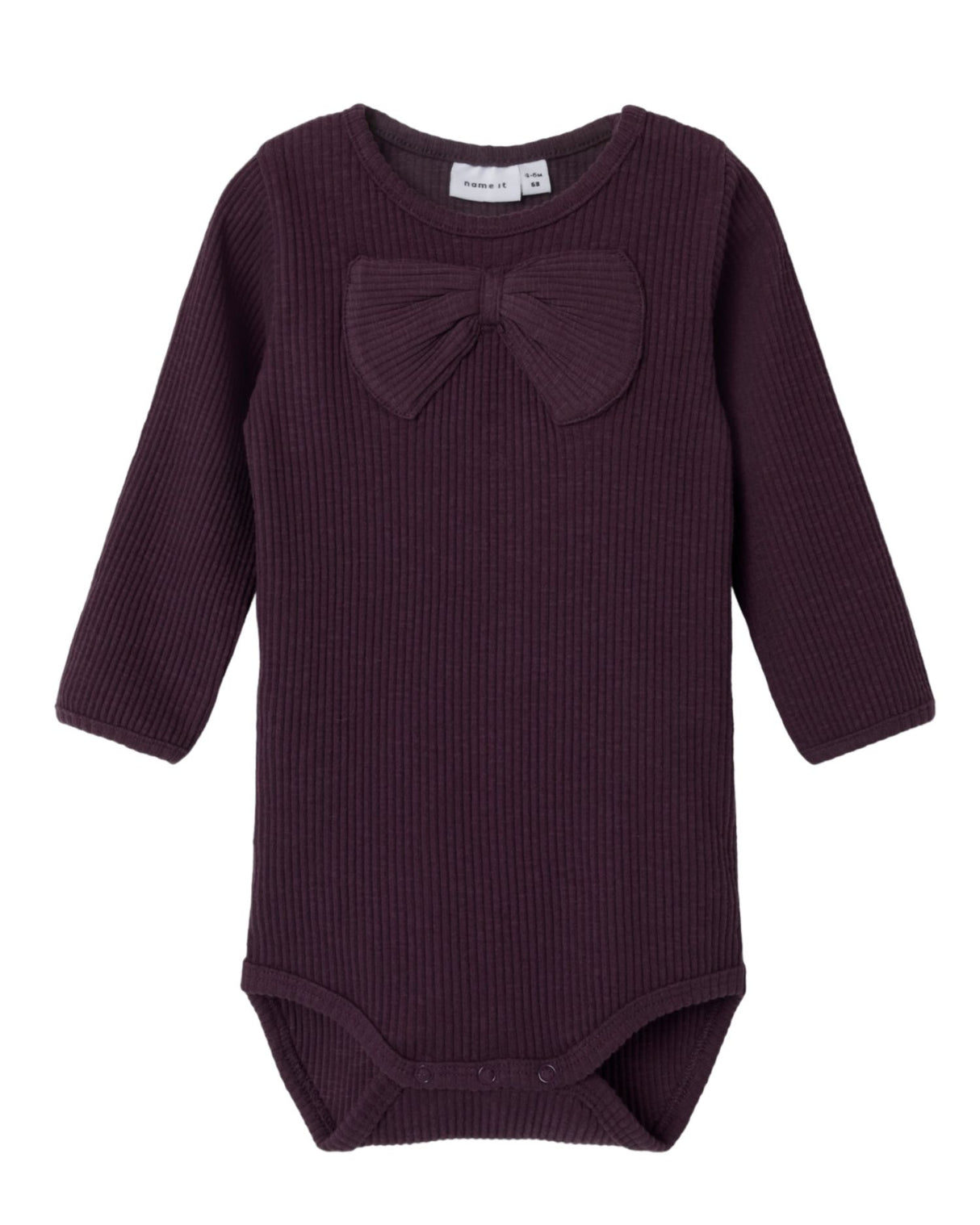 Lilla - Plum Perfect - Name it - Bodystocking - sløjfe - 13237402