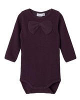 Lilla - Plum Perfect - Name it - Bodystocking - sløjfe - 13237402