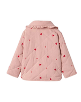 Lyserød - Pale Mauve - Name it - Jakke - Hjerter - 13237545