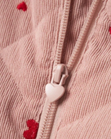 Lyserød - Pale Mauve - Name it - Jakke - Hjerter - 13237545