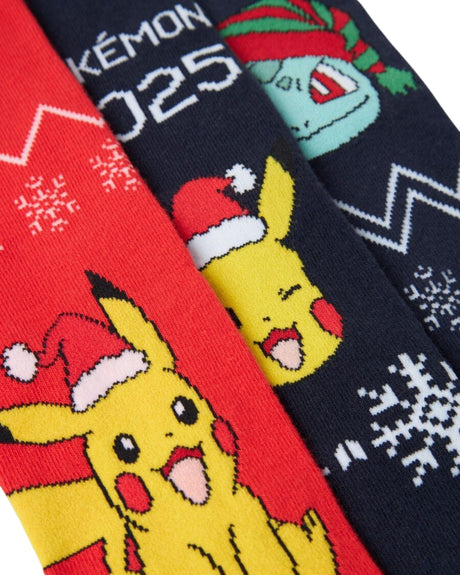 Navy/rød - Dark Sapphire - Name it - Sokkker - 3 pak - Pokemon - Jul - 13237694