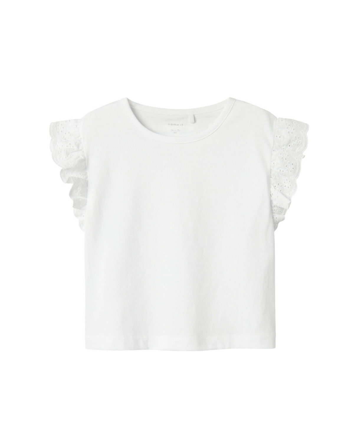 Hvid - Lucent White - Name it - Top - Flæser - 13238071
