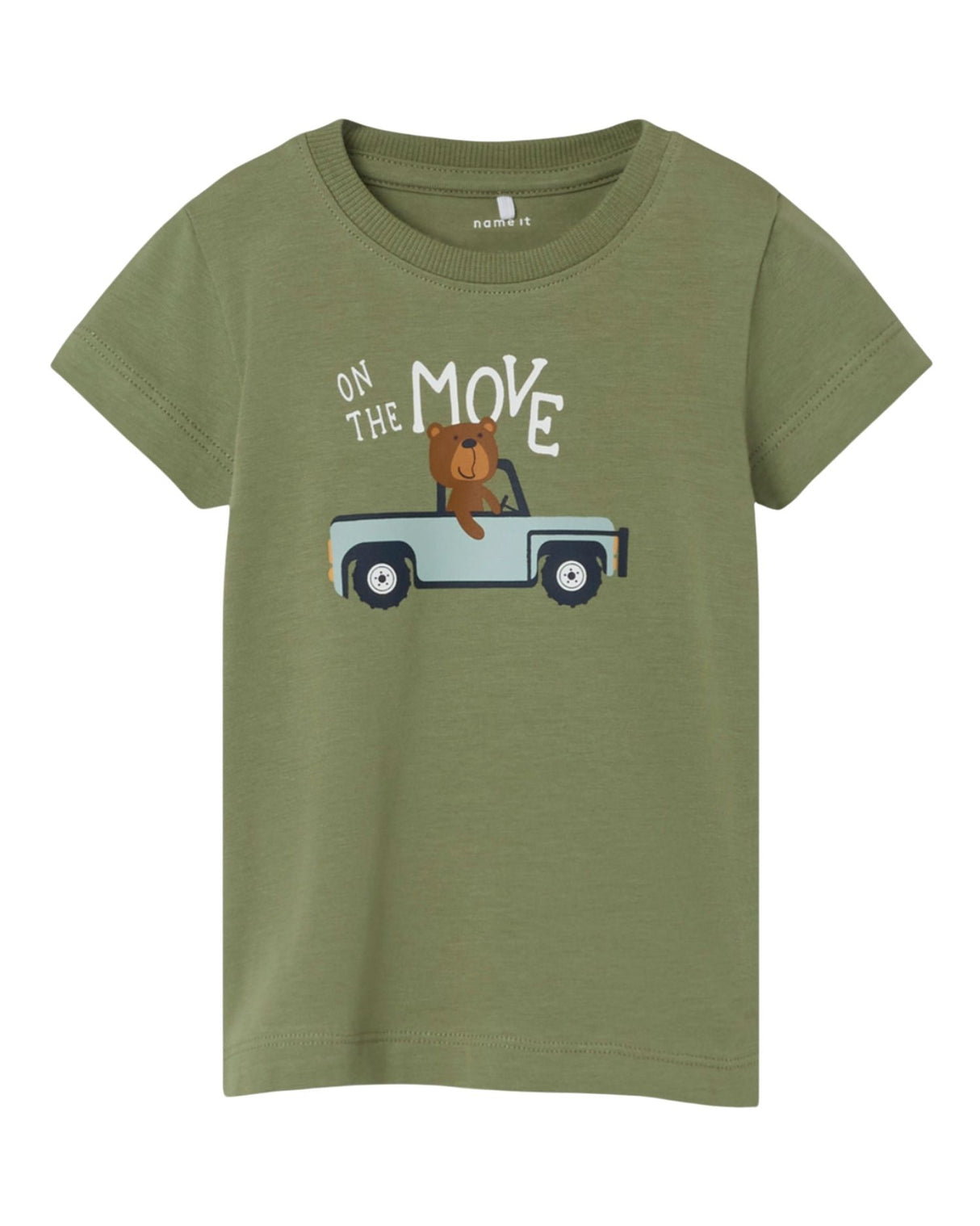 Grøn - oil green - Name it - t-shirt - 13238098