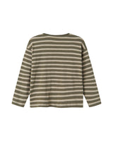 Grøn - Dusty Olive - Name it - Bluse - Striber - 13238187