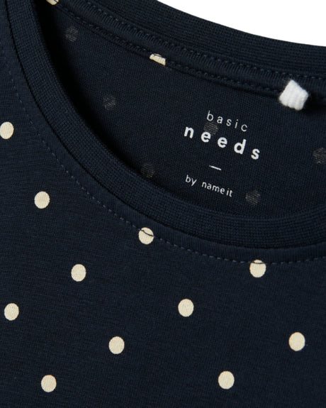 Navy - Dark Sapphire - Name it - Kjole - Prikker - 13238394