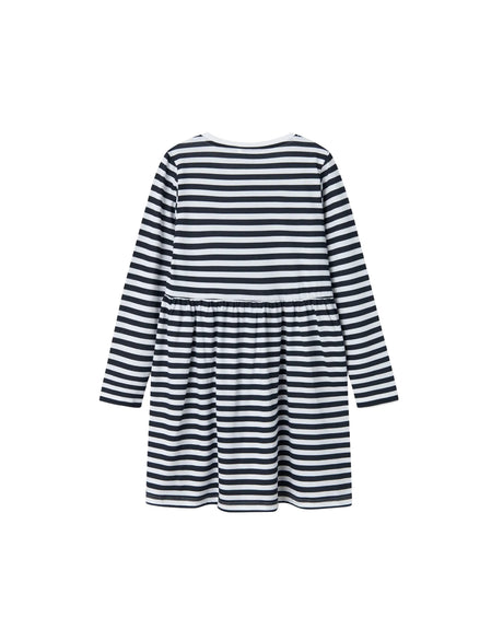 Hvid/Sort - Bright White - Name it - Kjole - Striber - 13238394