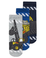 Mørkeblå - 3pak - Navy - Tonka - Strømper - Gravko - Traktor - 13238405