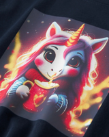 Mørkeblå - Navy Blazer/Hot Cocoa - Name it - bluse - enhjørning - 13238407