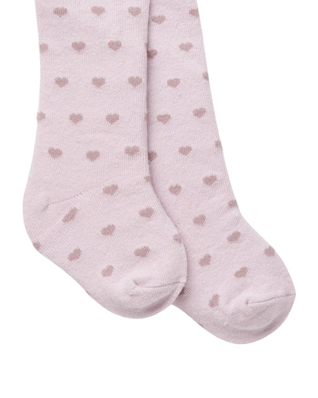 Lyserød/Navy - Windsome Orchid/Dark Sapphire - Name it - Strømpebukser - hjerter - 13238442