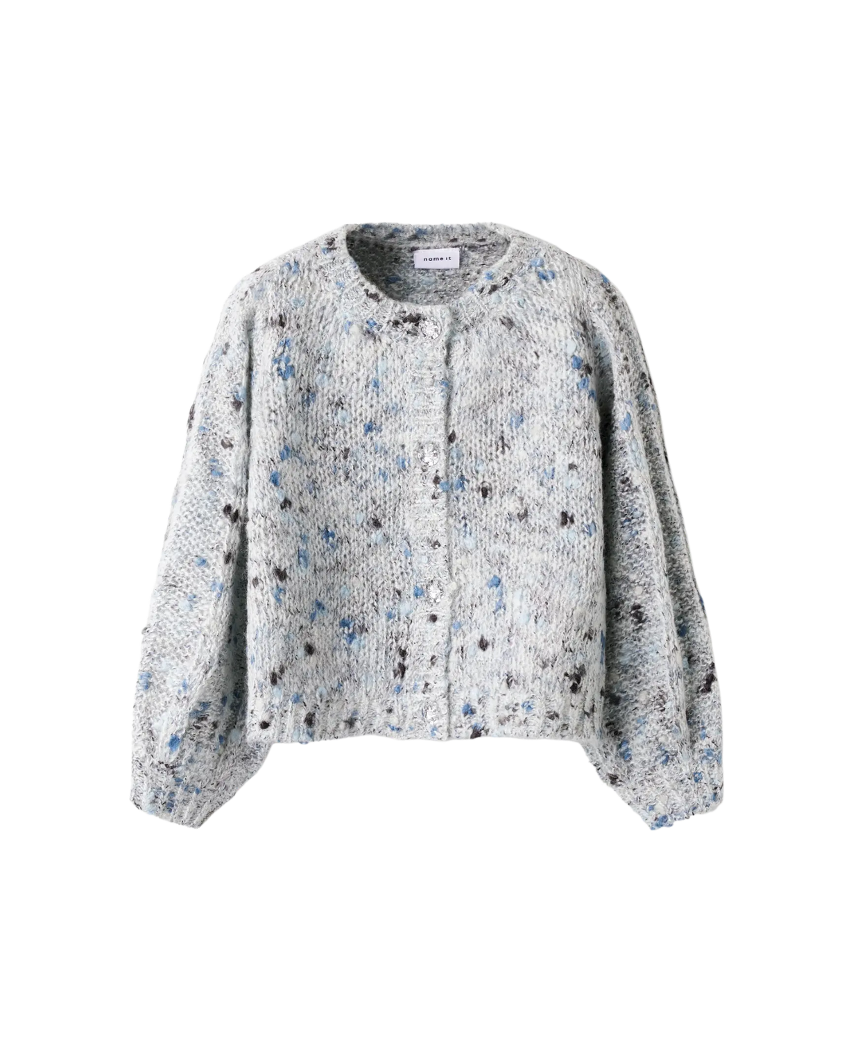 Blå - Turbulence - Name it - Cardigan - Strik - 13238637