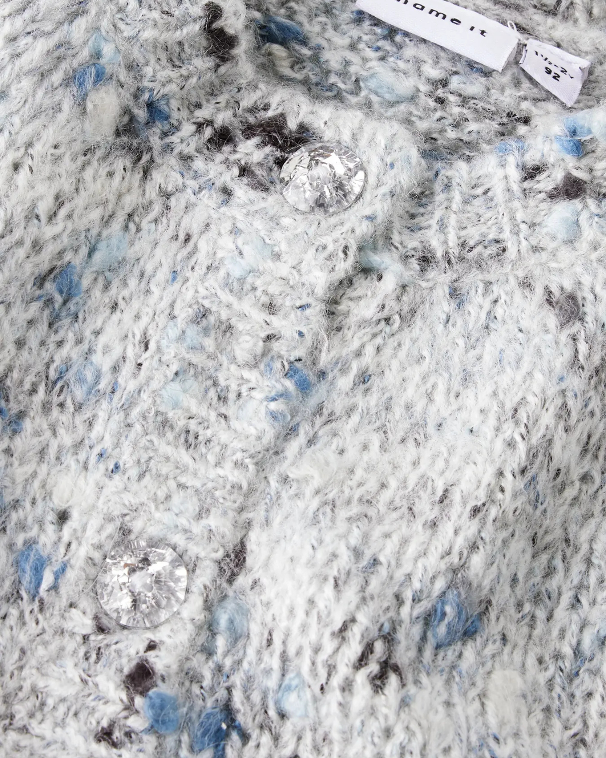 Blå - Turbulence - Name it - Cardigan - Strik - 13238637