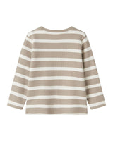 Beige/Hvid - Pure Cashmere - Name it - tshirt - langærmet - 13238928