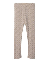 Rosa - Vintage Flower - Lil'Atelier - Rib - Leggings - Blomster - 13239102