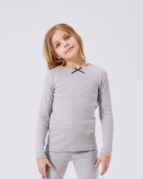 Grå - Grey Melange - name it - Bluse - 13239149