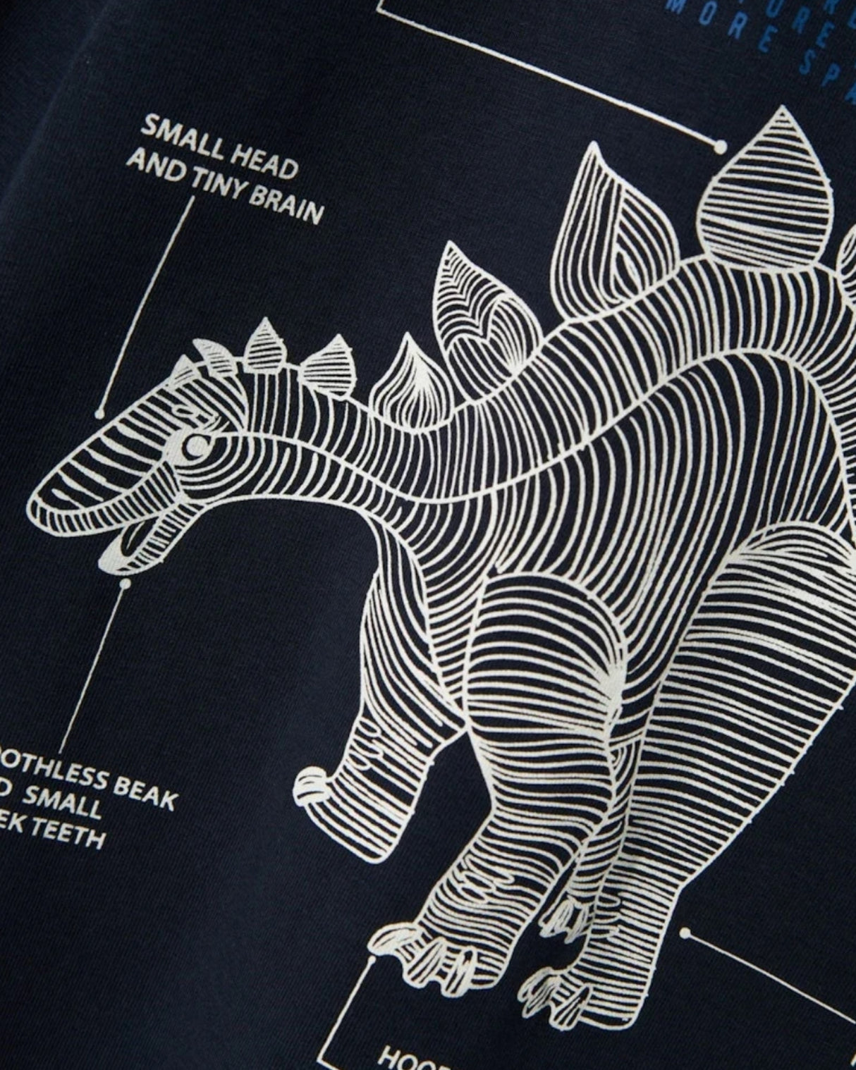 Navy - Dark Sapphire - Name it - Langærmet bluse - Dinosaur - 13239298