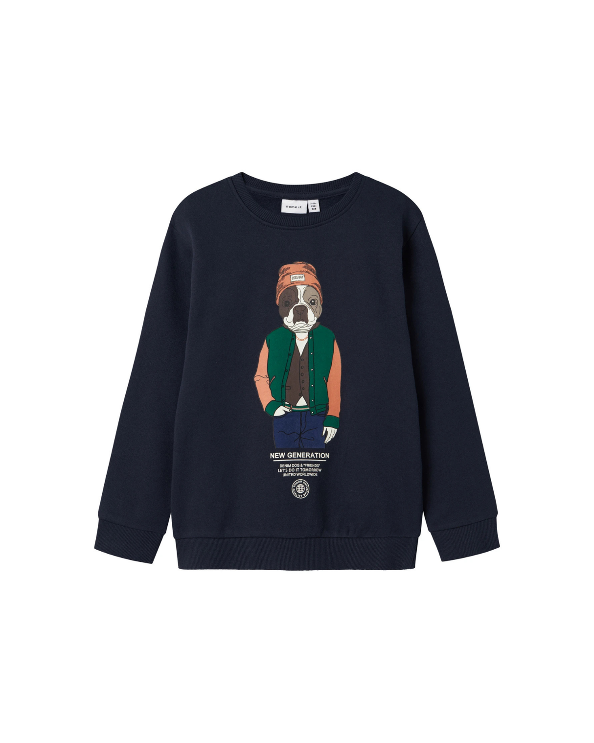 Mørkeblå - Dark Sapphire - Namet it - Sweatshirt - 13239304