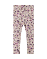 Cream / Lilla - Buttercream - Leggings - Name it - blomstermønster - 13239310