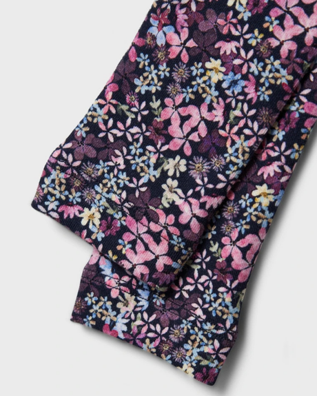 Mørkeblå - Dark Sapphire - Leggings - Name it - blomstermønster - 13239310