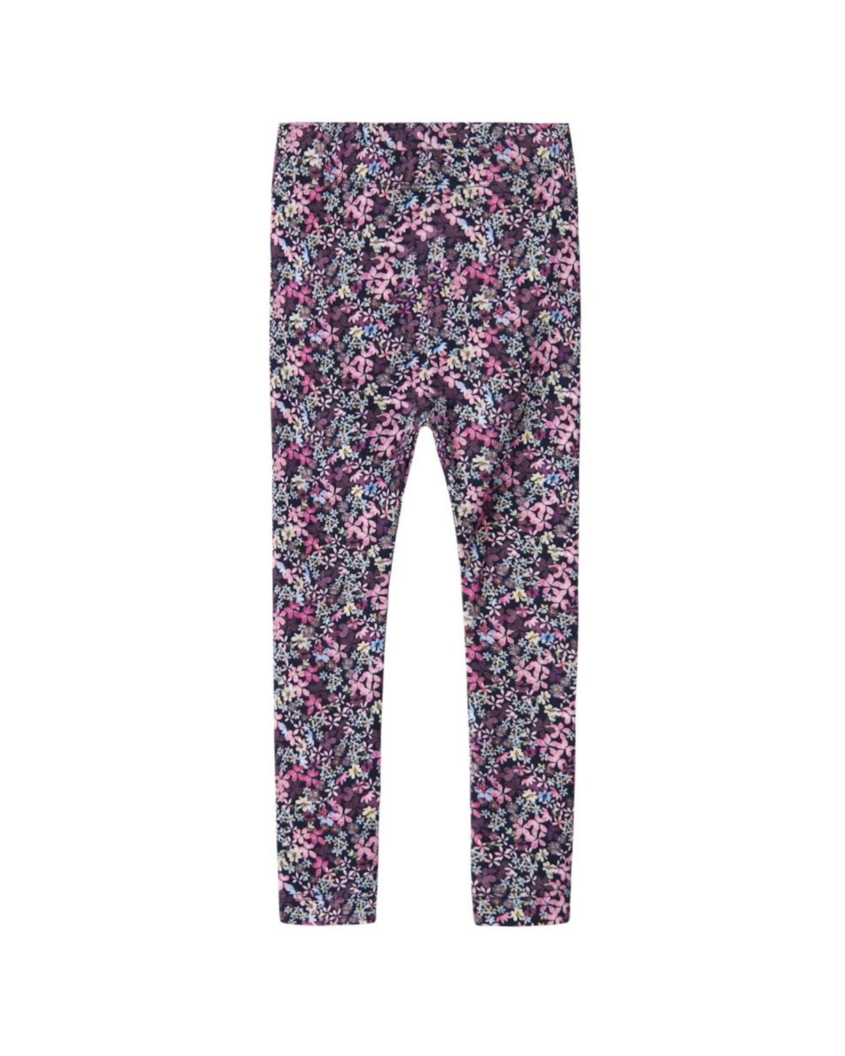 Mørkeblå - Dark Sapphire - Leggings - Name it - blomstermønster - 13239310