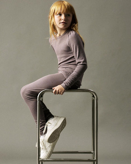 Brun - Peppercorn - Name it - Leggings - Stribet - 13239538