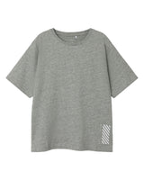 Grå - Grey Melange - Name it - tshirt - motiv på ryggen - 13239600