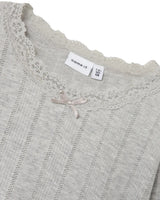 Grå - Grey Melange - name it - bluse - 13239780