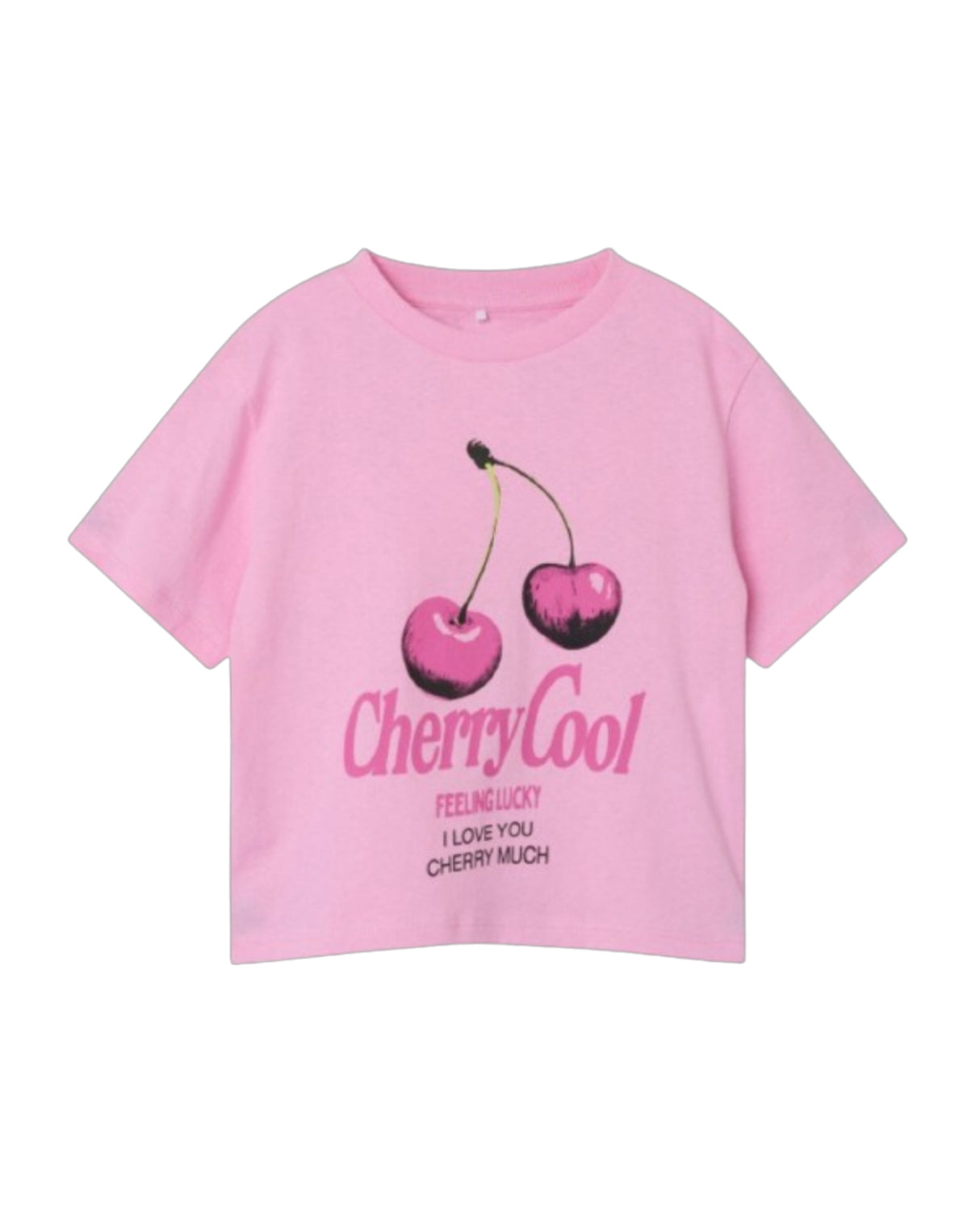 Lyserød - bonbon - Name it - top - kirsebær - 13239829