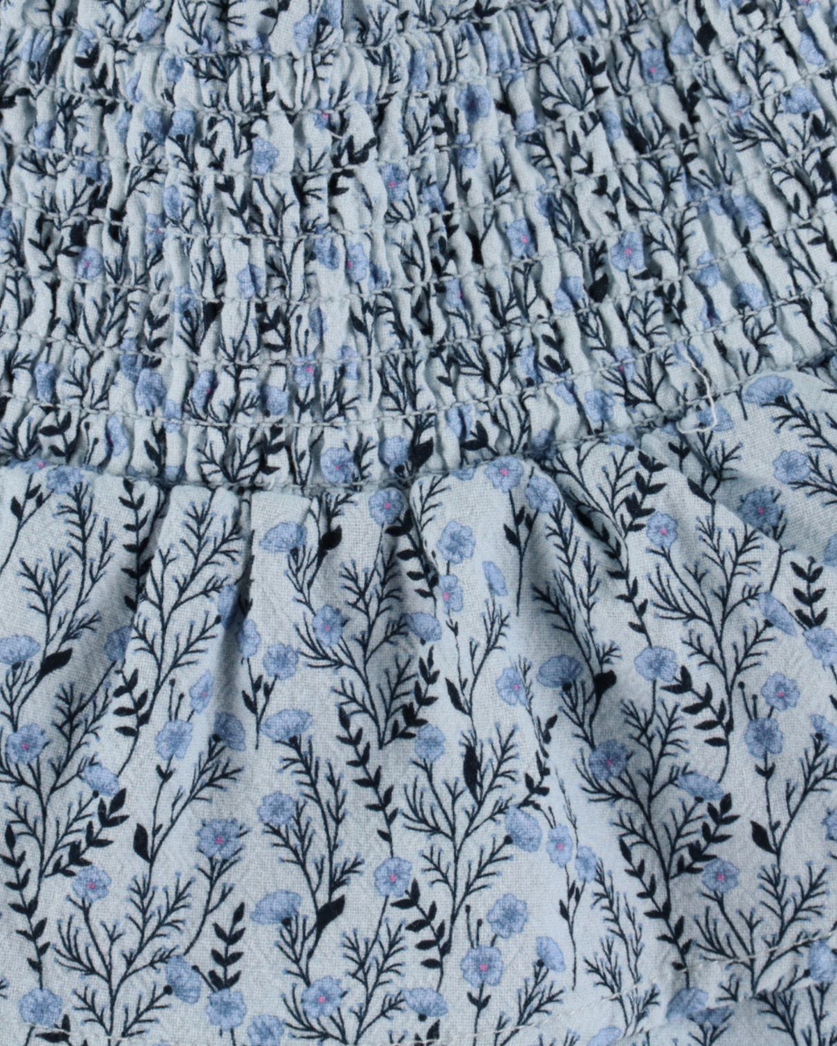 Blå - Dark Sapphire - Name it - Nederdel - Blomster - 13239872