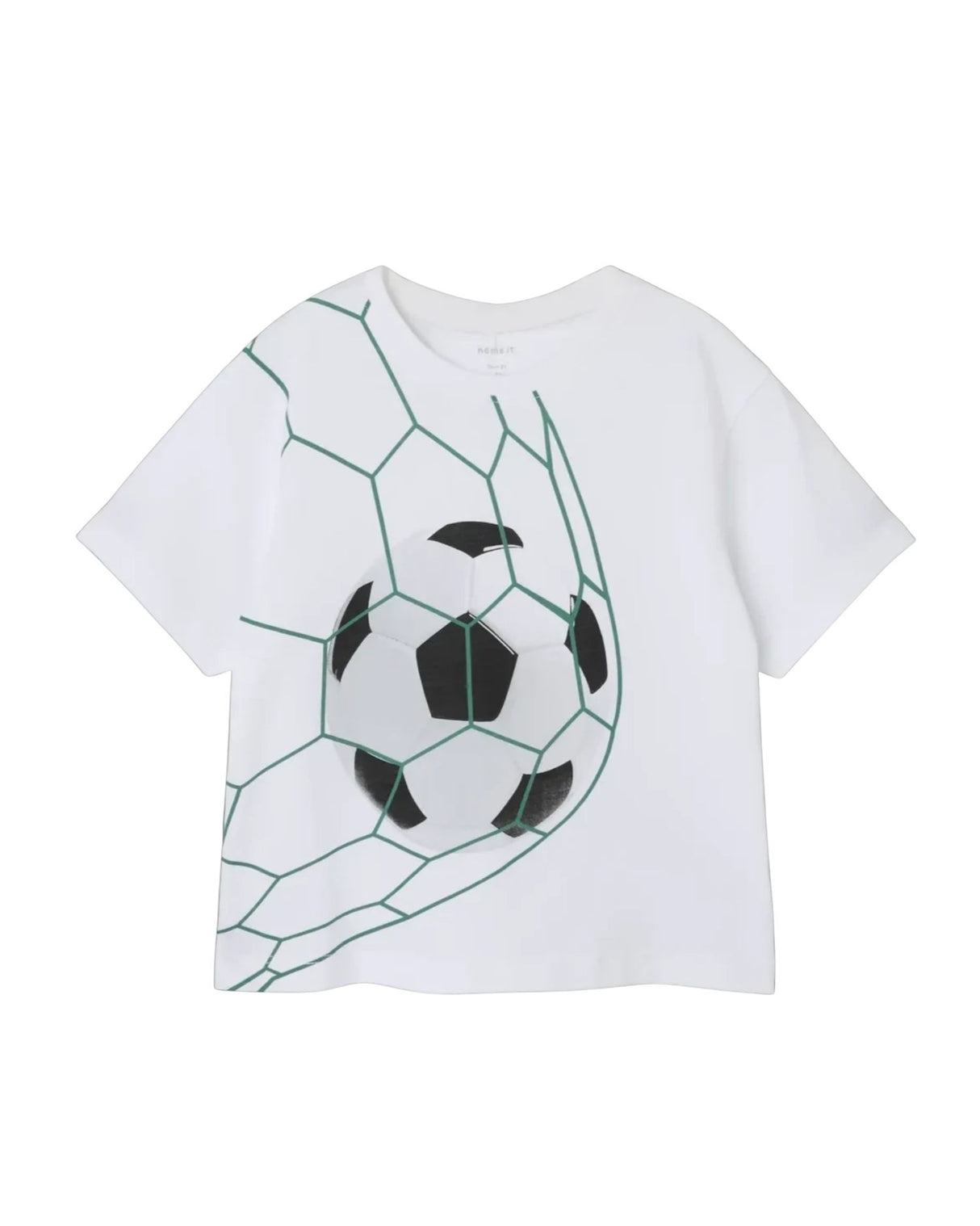 Hvid - Bright white - Name it - tshirt - fodbold - 13239903