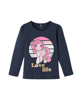 Mørkeblå - Dark saphire - Name it - Bluse - 13239909