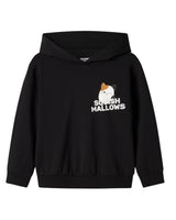 Sort - Black - name it - Hættetrøje -13239977