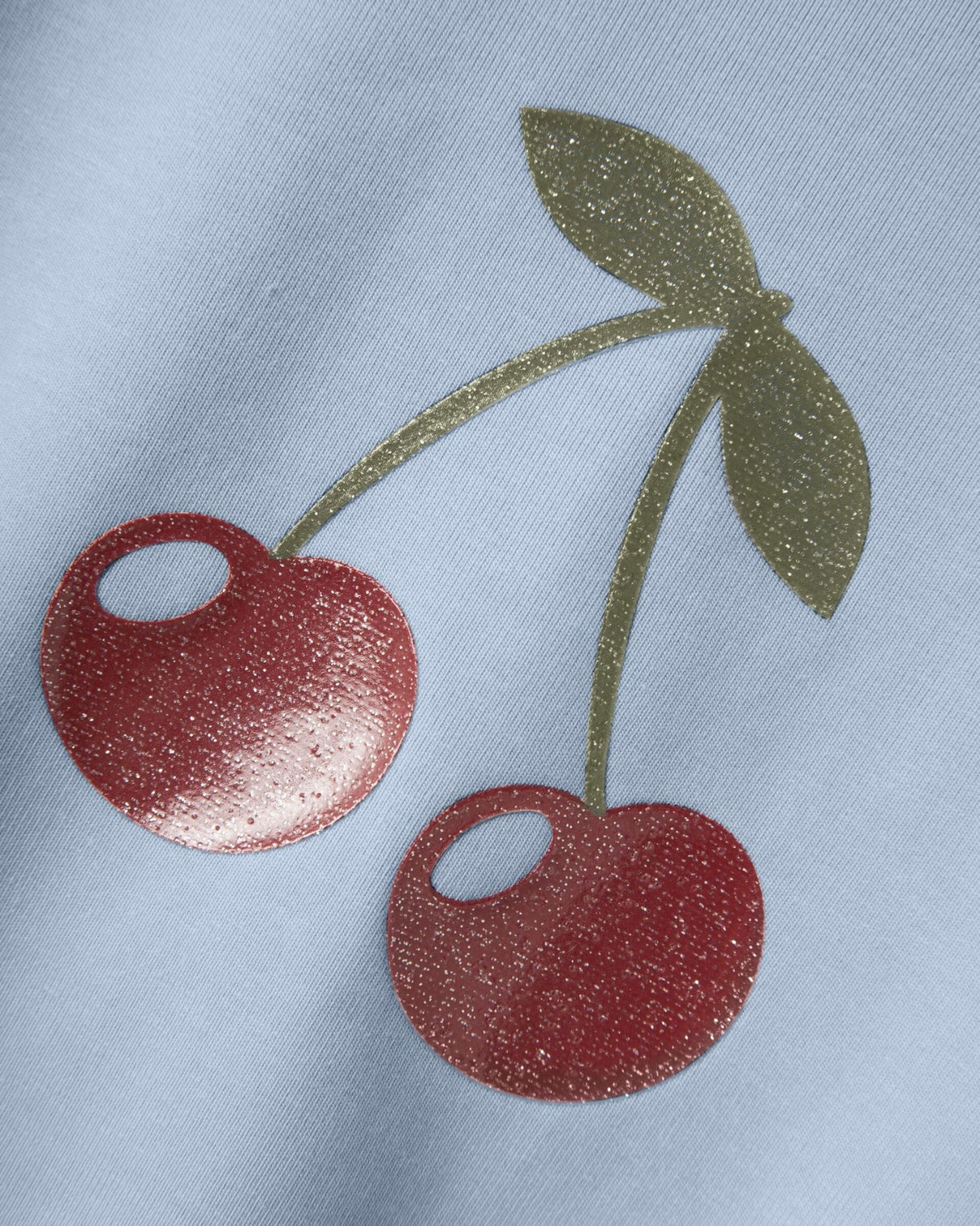 Lyseblå - Subdued Blue - Name it - Sweatshirt - kirsebær - 13239980