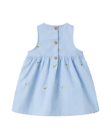 Blå - serenity / lemon - Name it - Kjole med citroner - 13240054