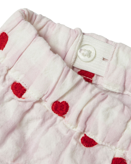 Lyserød - Light Lilac - Name it - Bukser - Hjerter - 13240061