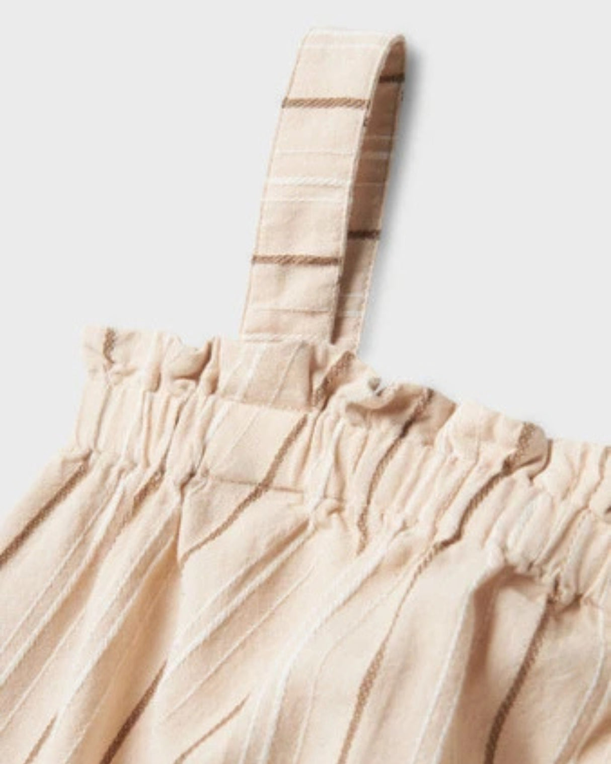 Beige - Peyote - Name it - Top - Stribet - 13240111