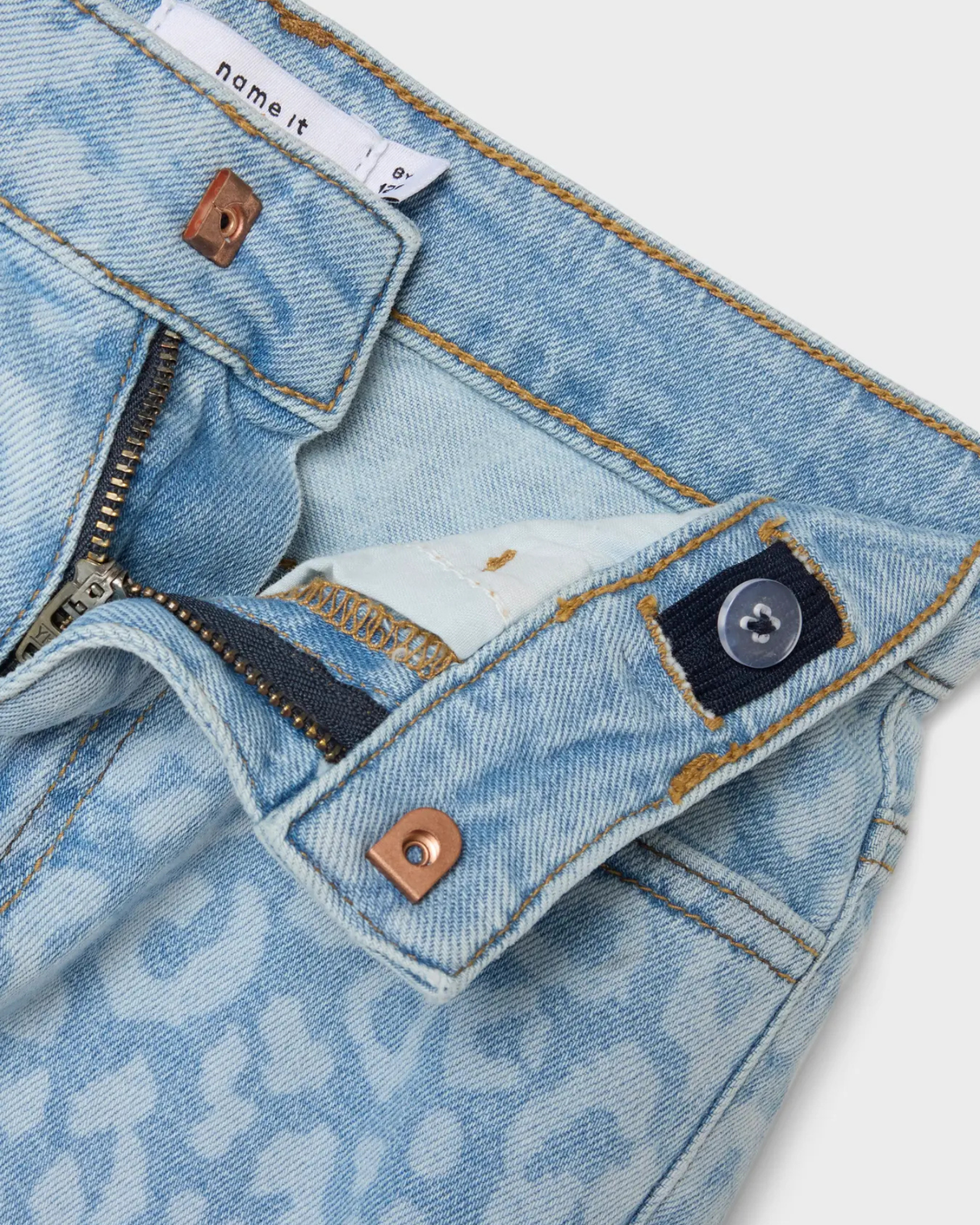 Lyseblå - Light Blue Denim - Name it - Denimshorts - 13240254