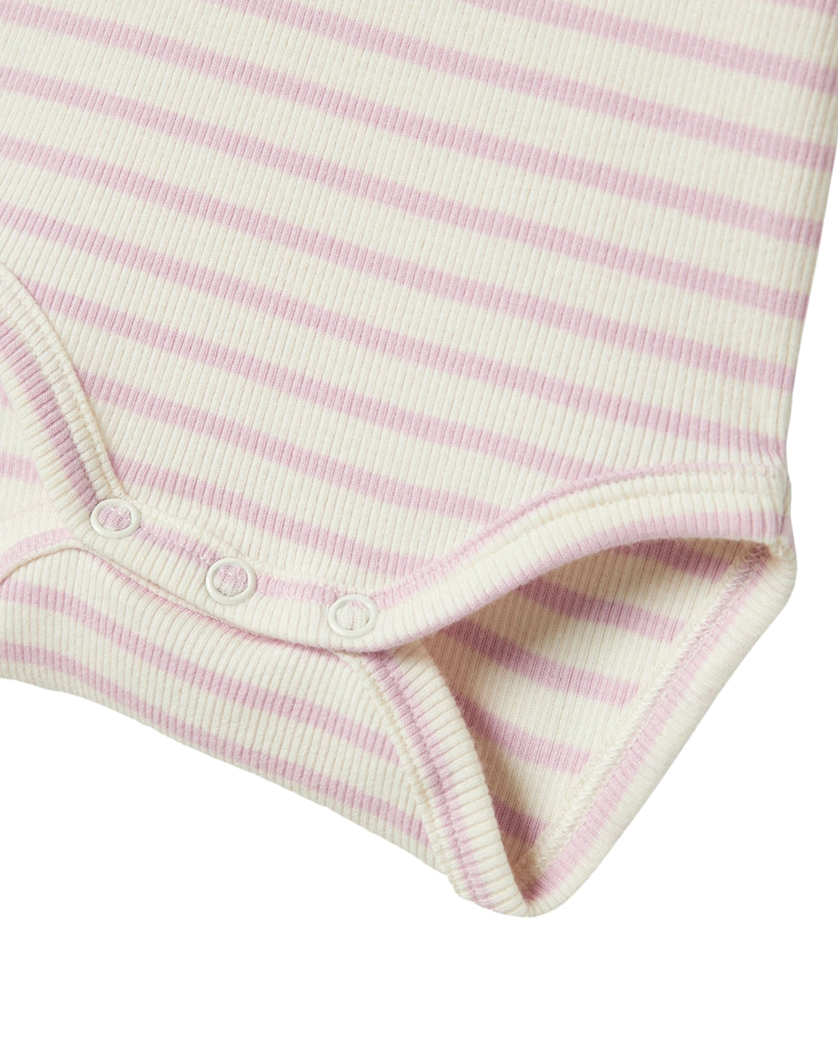 Lyserød/Offwhite - Windsome Orchid - Name it - Bodystocking - korteærmer - rib - 13240373