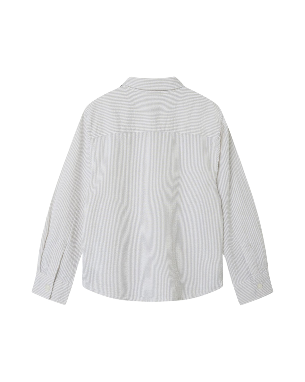 Sand - Pure Cashmere - Bright White - Name it - Skjorte - Striber - 13240536