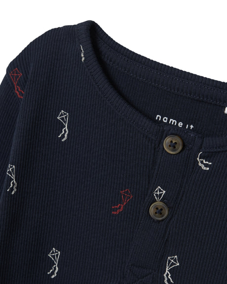 Navy - Navy Blazer - Name it - drage - bluse - rib - 13240564