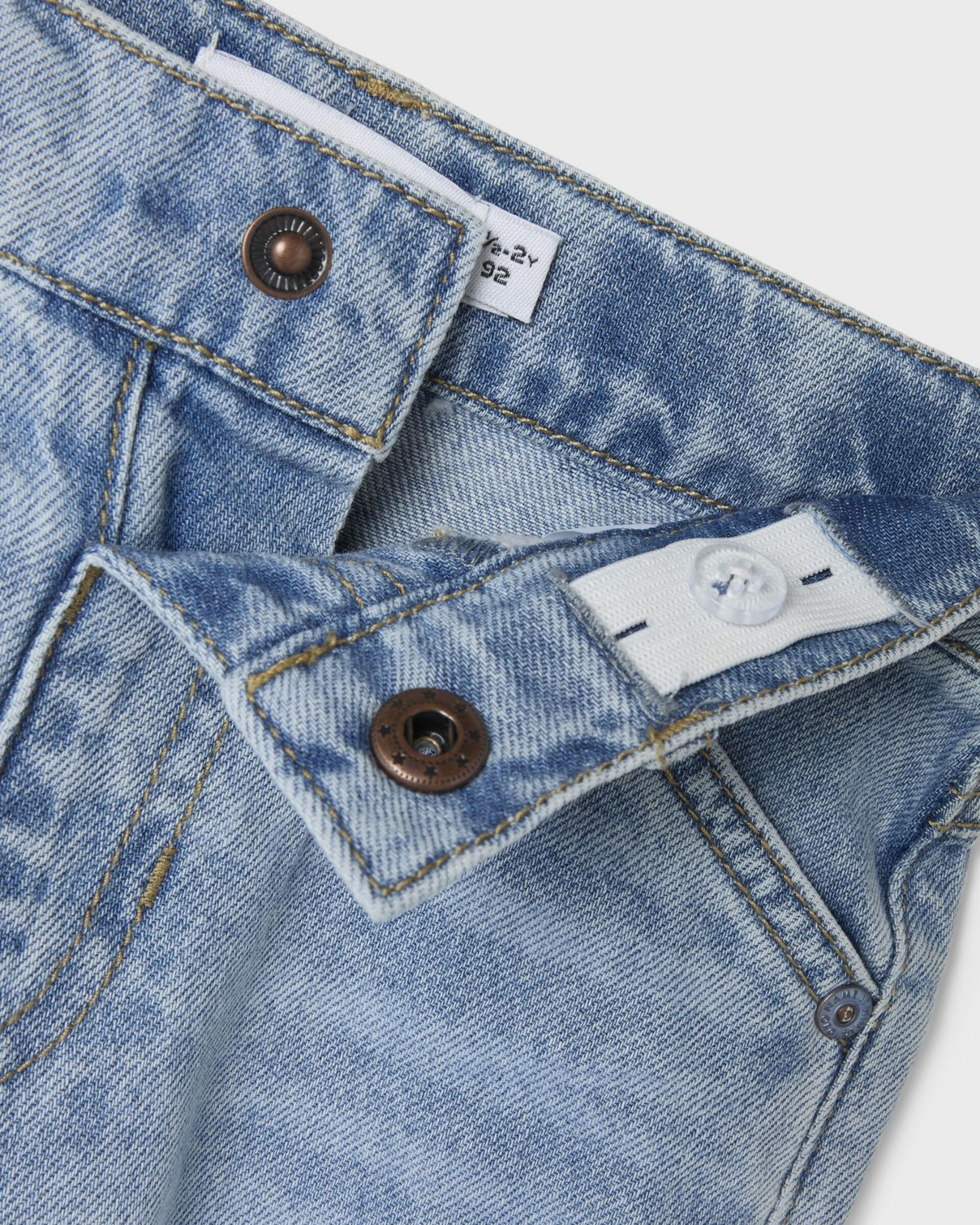 Lyseblå - Light Blue Denim - Name it - Denimshorts - 13240613