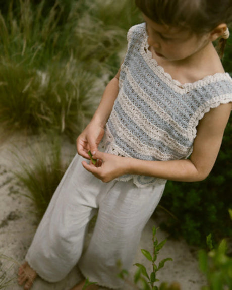 Sand - Vapor Blue - Lil'Atelier - Vest - Striber - 13240776