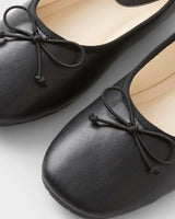 Sort Name it ballerina sko - Sløjfe - Black - 13240814