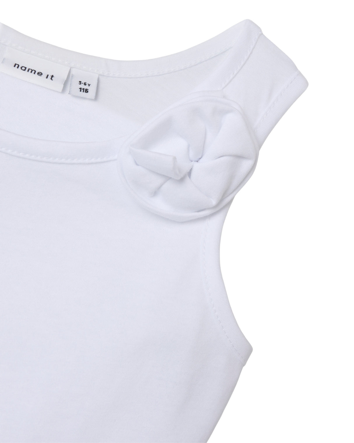 Hvid - Bright White - Name it - top - 13240942