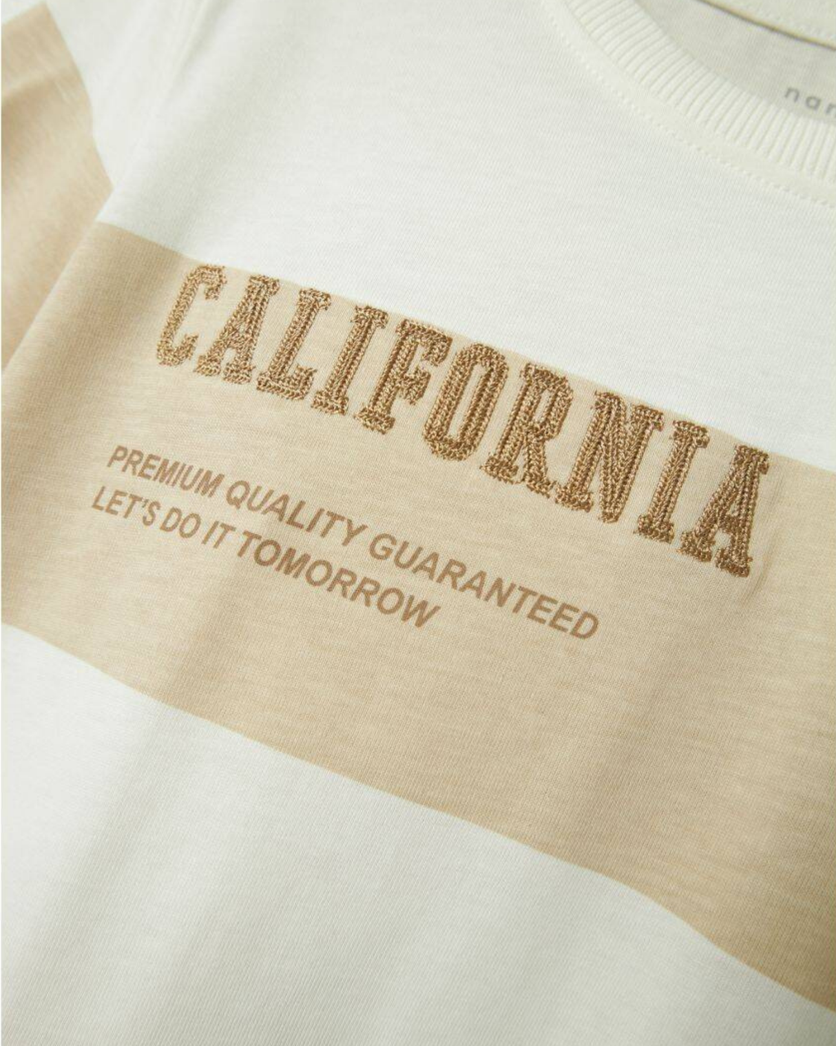 Sand - Bright White - Peyote - Name it - T-shirt - Striber - 13241023